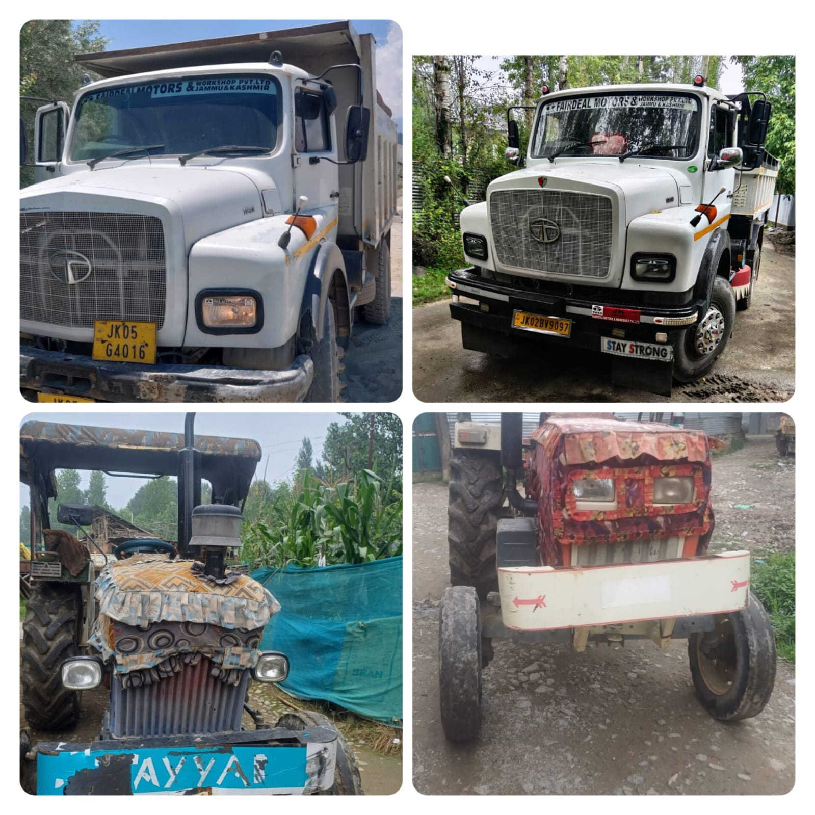 Police Intensify Crackdown on Illegal Mining in Baramulla; Four Vehicles Seized in Kunzer