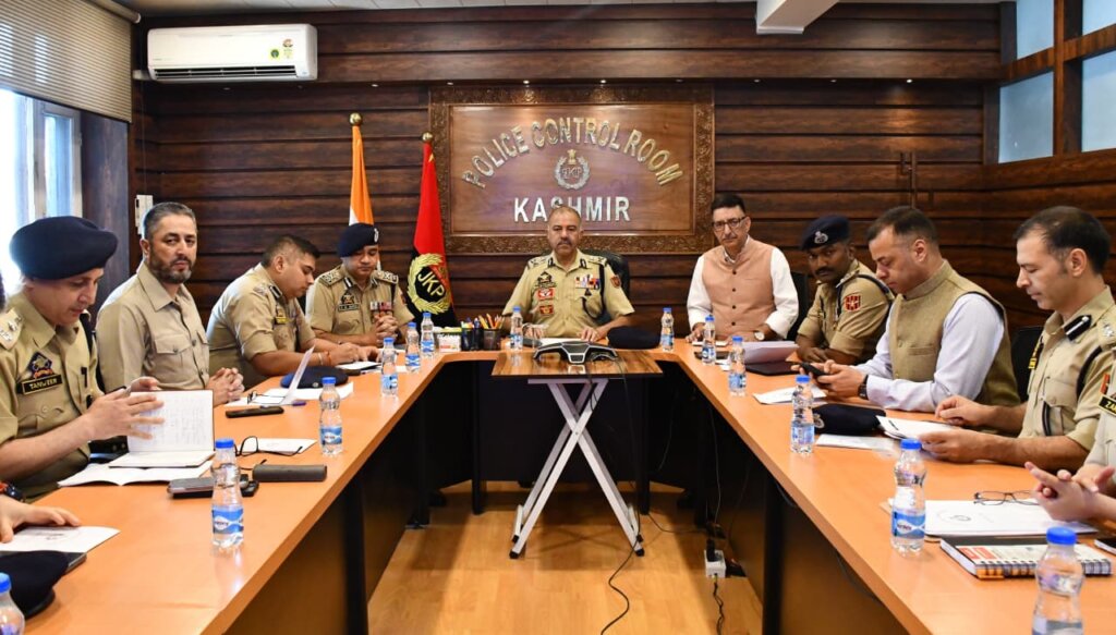 DGP J&K Reviews Security Preparedness for Eid Milad-un-Nabi and Other Forthcoming Events at PCR Kashmir DGP JK Reviews Security Preparedness for Eid Milad un Nabi and Other Forthcoming Events at PCR Kashmir