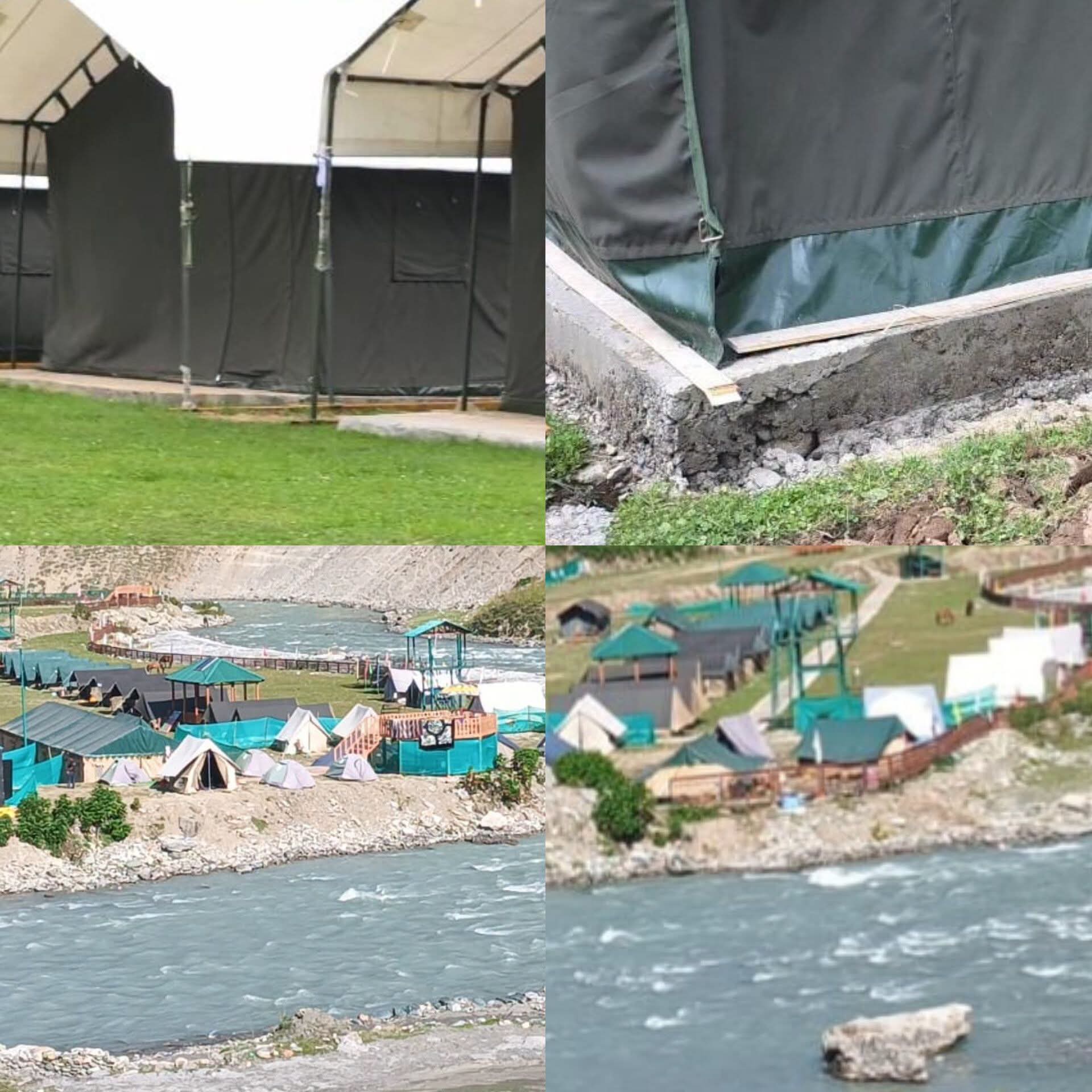 Unregulated Camping Structures Raise Environmental and Safety Concerns in Sonamarg