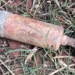 Old Rusted Mortar Shell Found During Digging In Hiranagar, Secured By Police, BDS Team Called To Diffuse The Shell 1 IMG 20260804 WA0017