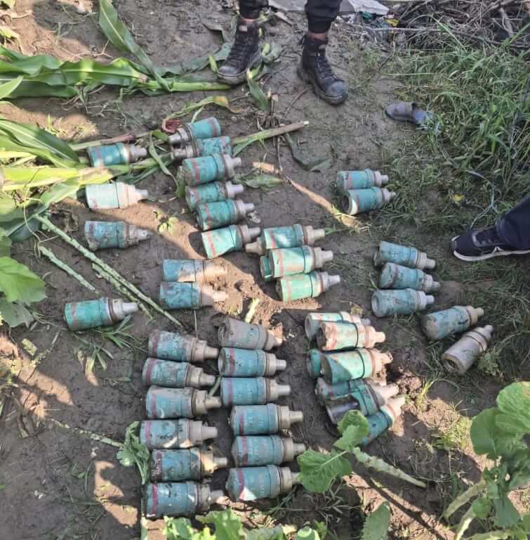 45 Scrap Shells Seized During CASO By Security Forces In Sopore