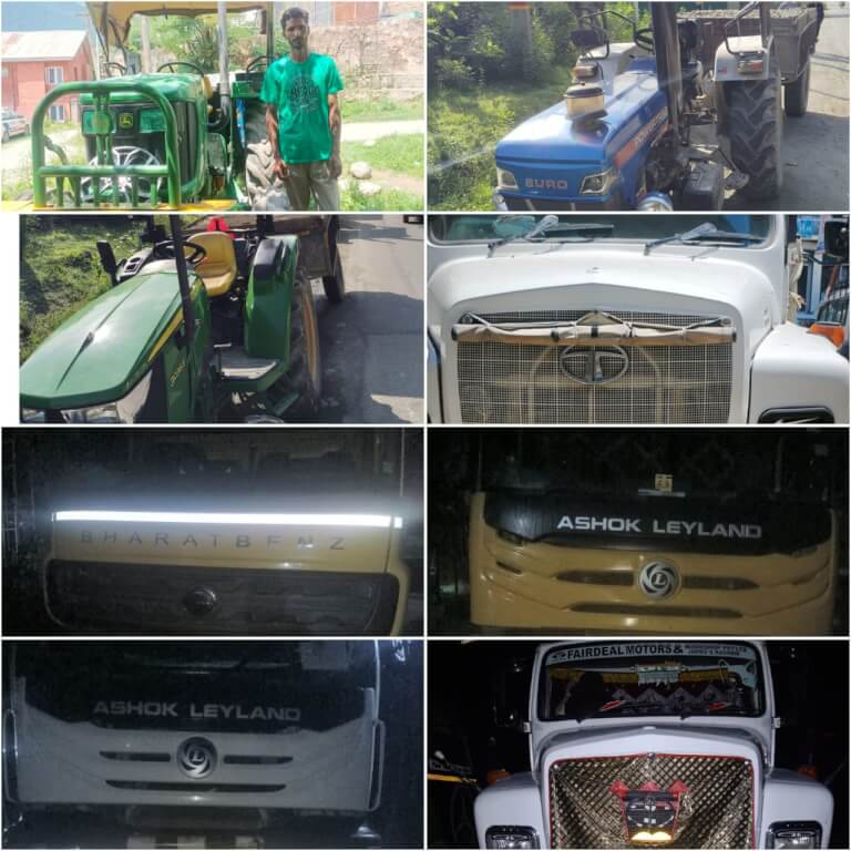 Ganderbal Police Seizes 8 Vehicles in Crackdown on Illegal Mining
