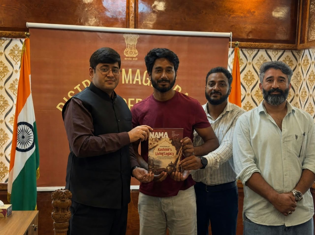 Asian Nama Editorial Team Presents Inaugural Edition to DC Ganderbal