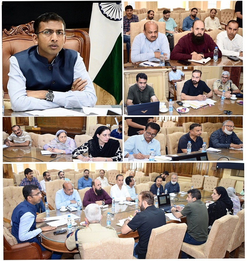 Div Com Kashmir reviews arrangements for 18th Harmuk Gangbal Yatra