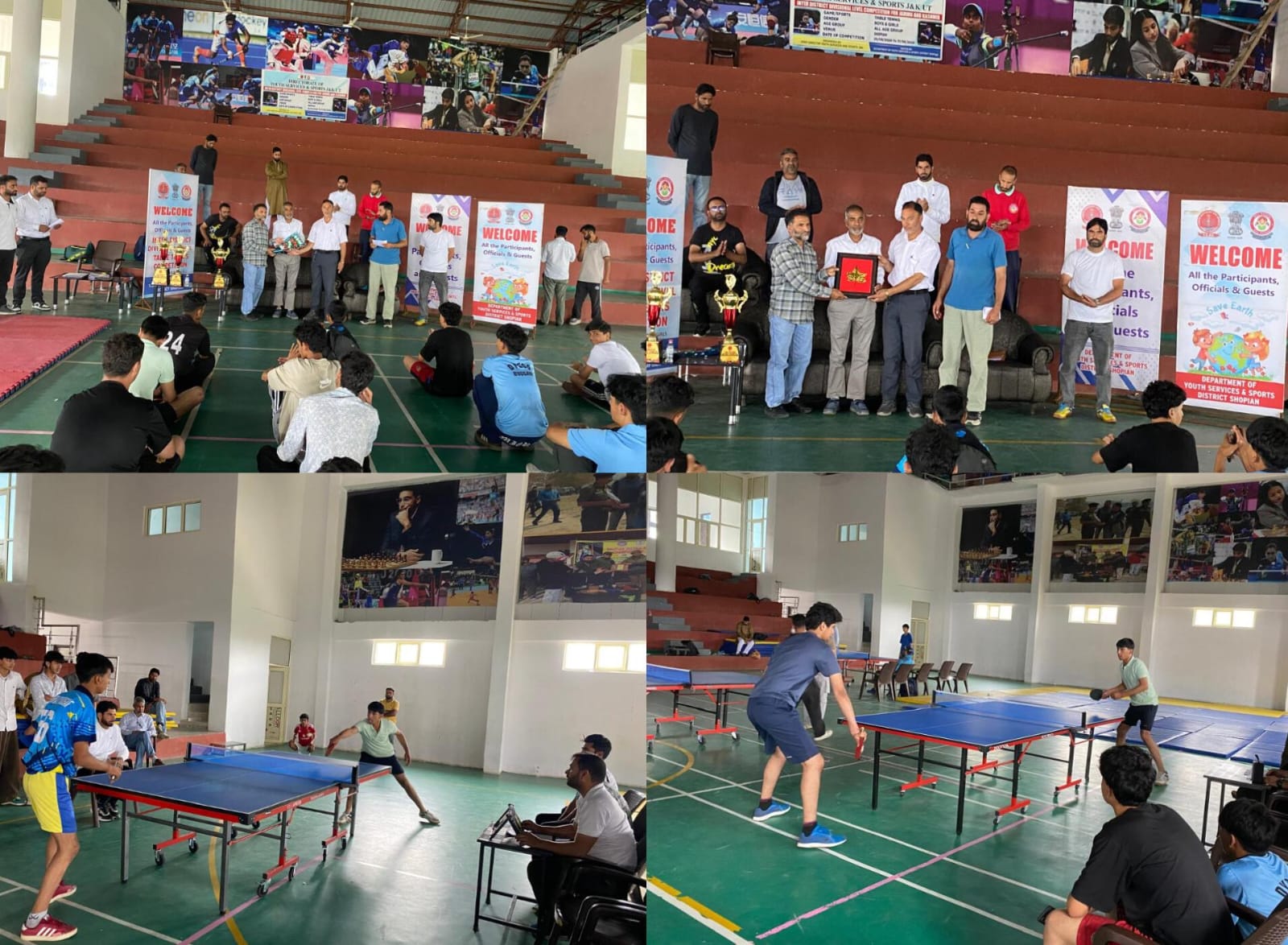 Inter-District Divisional-Level Table Tennis Championship concludes at Shopian