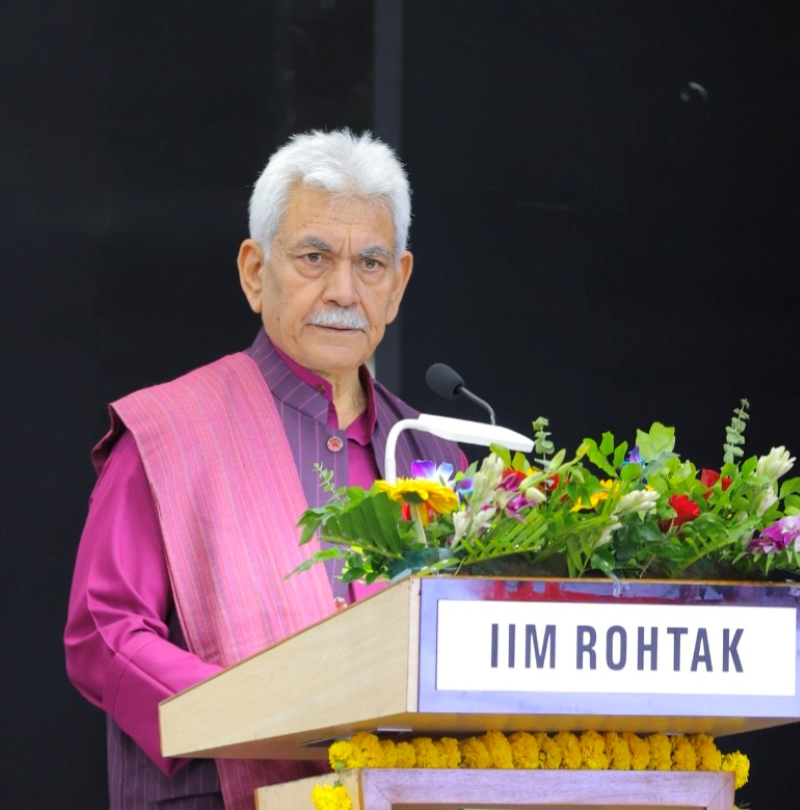 Lieutenant Governor attended the valedictory of Induction & Orientation of new batches of IPM & IPL students at IIM, Rohtak