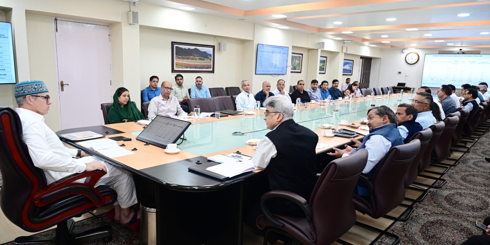 CM Omar Abdullah reviews roadmap to strengthen senior secondary education in J&K