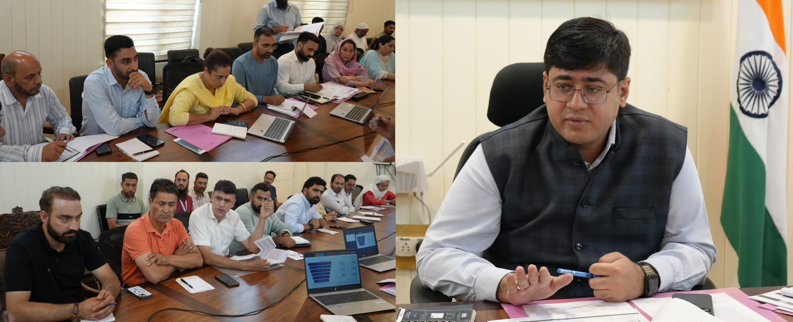 DC Ganderbal Reviews Progress under Mission YUVA; DLIC approves 255 Cases