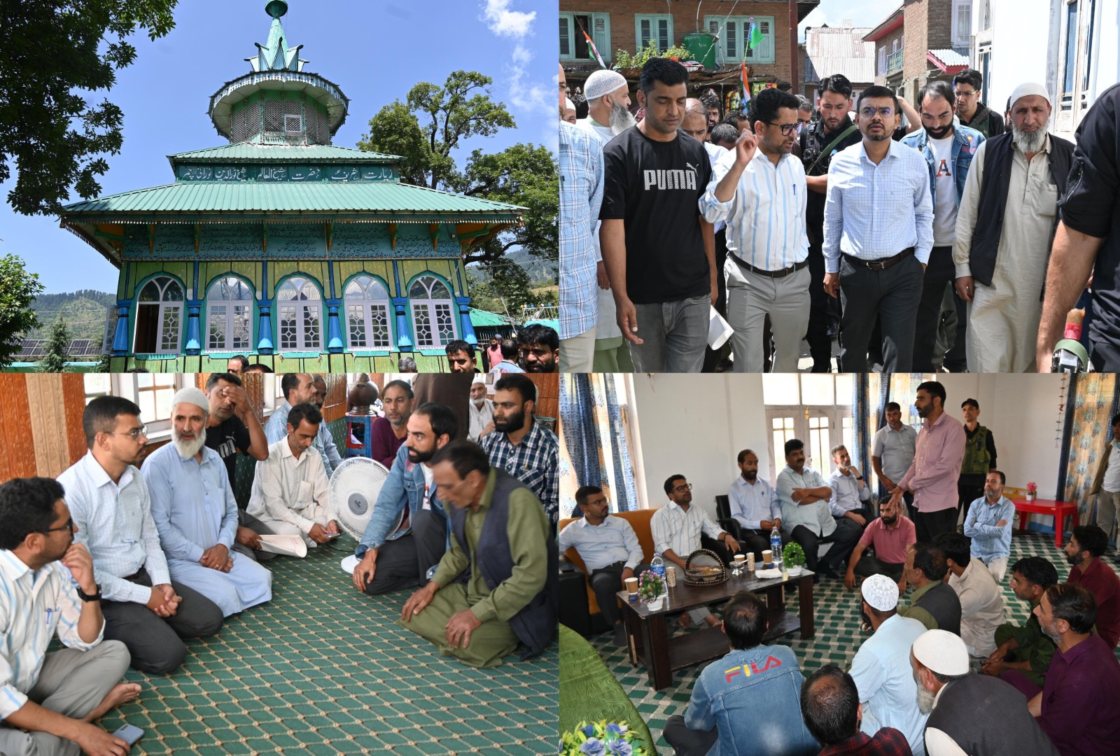 DC Kulgam visits Shrine of Hazrat Sheikh Noor-ud-Din Wali (RA) at Chimmer