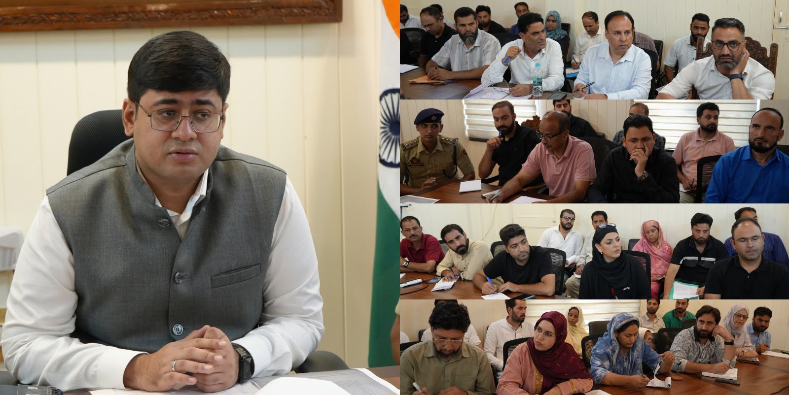 DC Ganderbal Chairs District Level NCORD Committee Meeting; Directs Intensified Action Against Drug Abuse