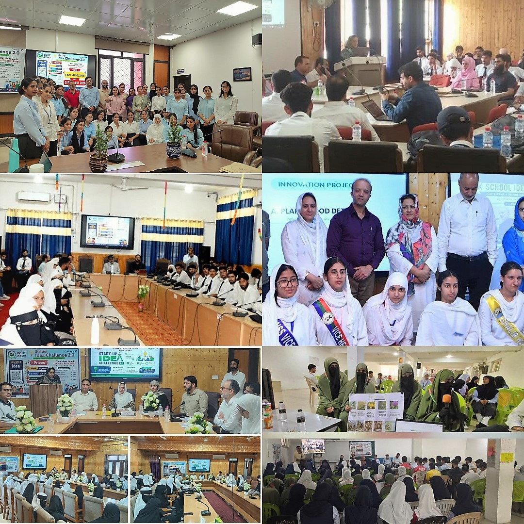 JKEDI conducts Startup Idea Challenge 2.0, Junior-Level Boot Camps across various Districts