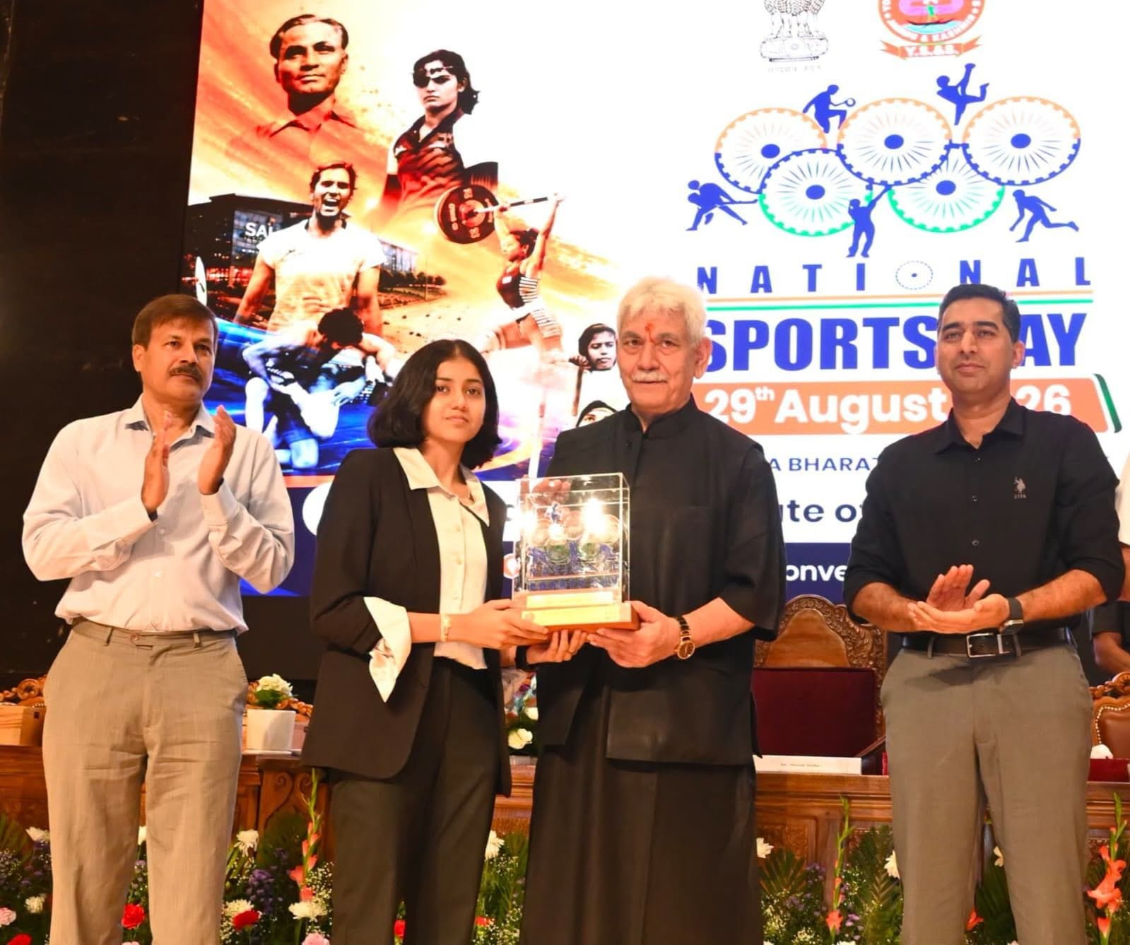 Lieutenant Governor Attended National Sports Day Function; Paid Tributes to Major Dhyan Chand