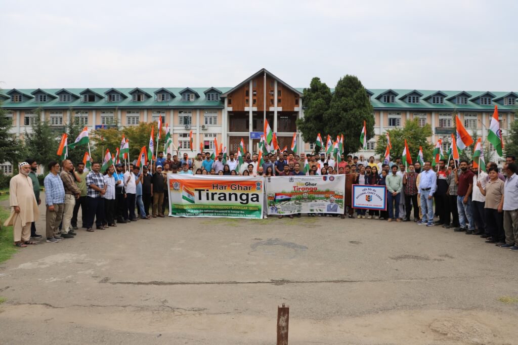 NIT Srinagar organises Tiranga rally under Har Ghar Tiranga campaign
