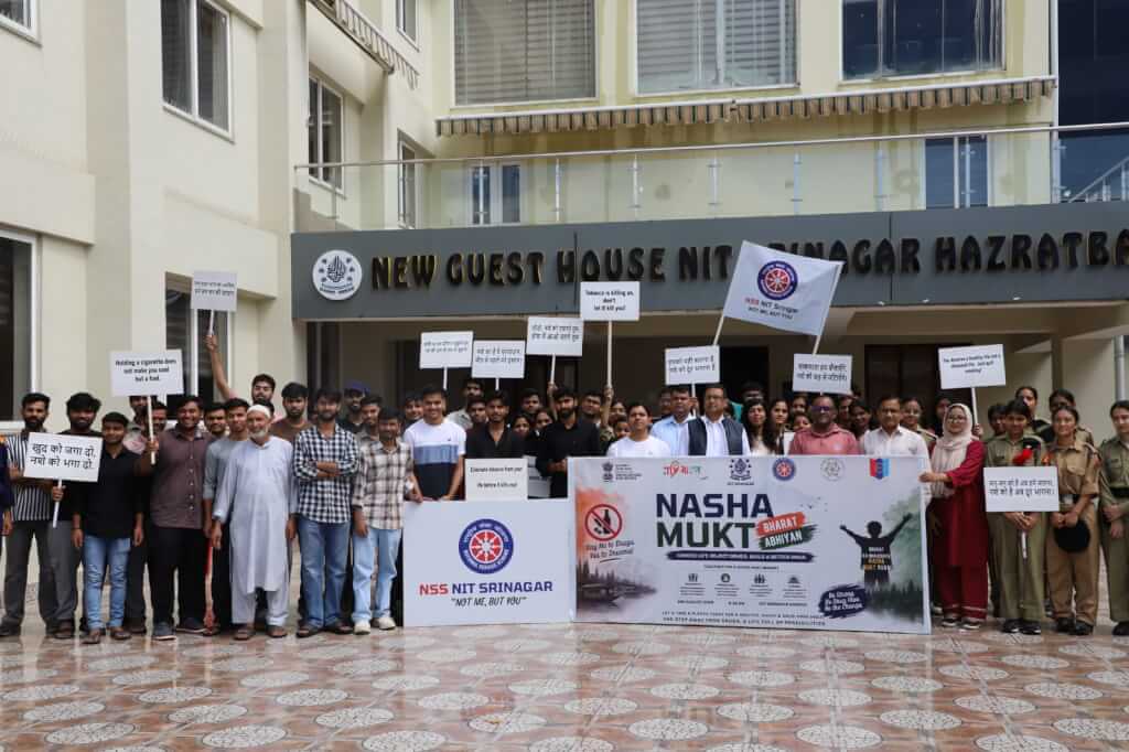 NIT Srinagar students join PM Modi’s ‘Nasha Mukt Viksit Bharat Abhiyan’