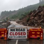 NH-44 Closed At Both Ends Near Udhampur After Heavy Rain Triggers Slush At Dawal Slide 3 images