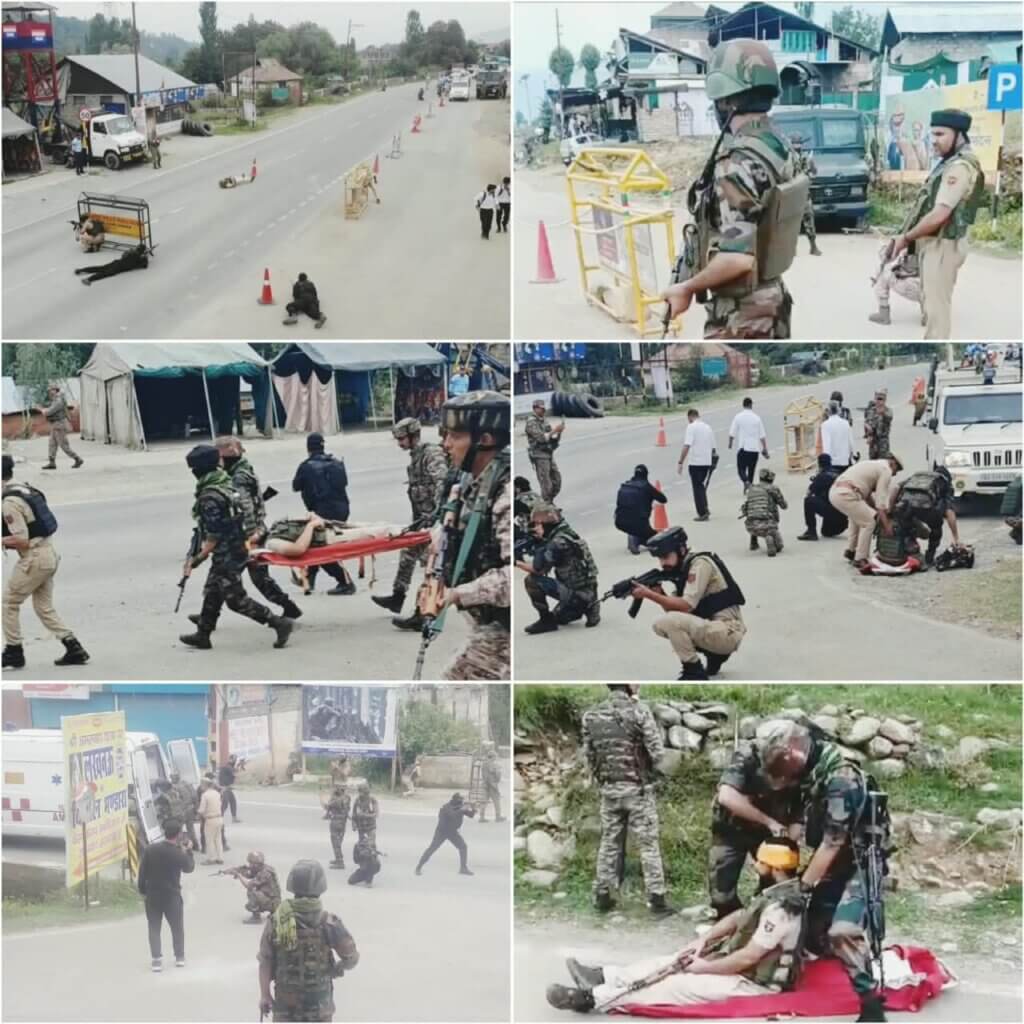 police conducts joint mock drill to strengthen emergency response in Ganderbal police conducts joint mock drill to strengthen emergency response in Ganderbal