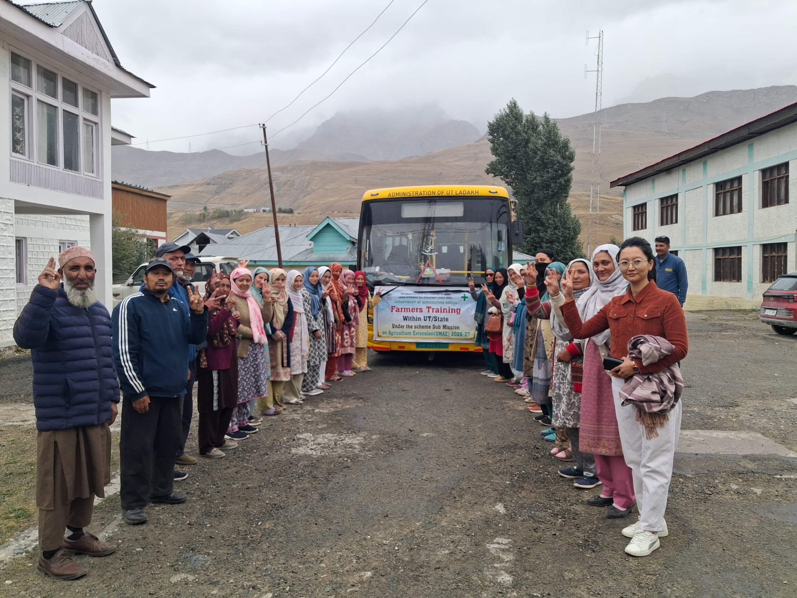 Agriculture Department Drass Organizes Five-Day Farmer Exposure Visit to Kargil