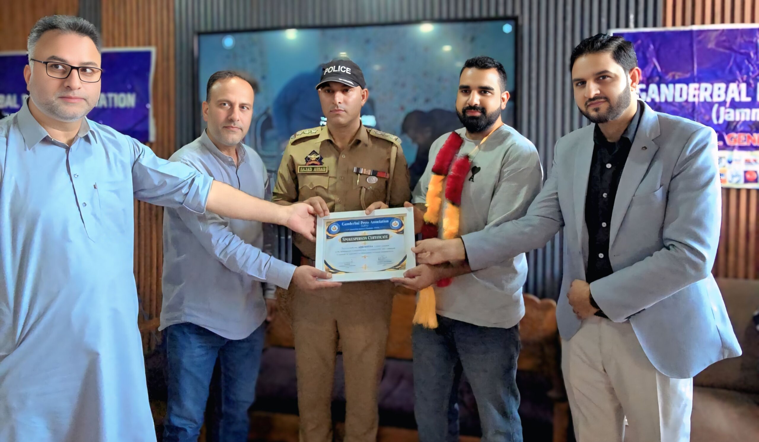 Ganderbal Press Association Appoints Aqib Rasool as Spokesperson
