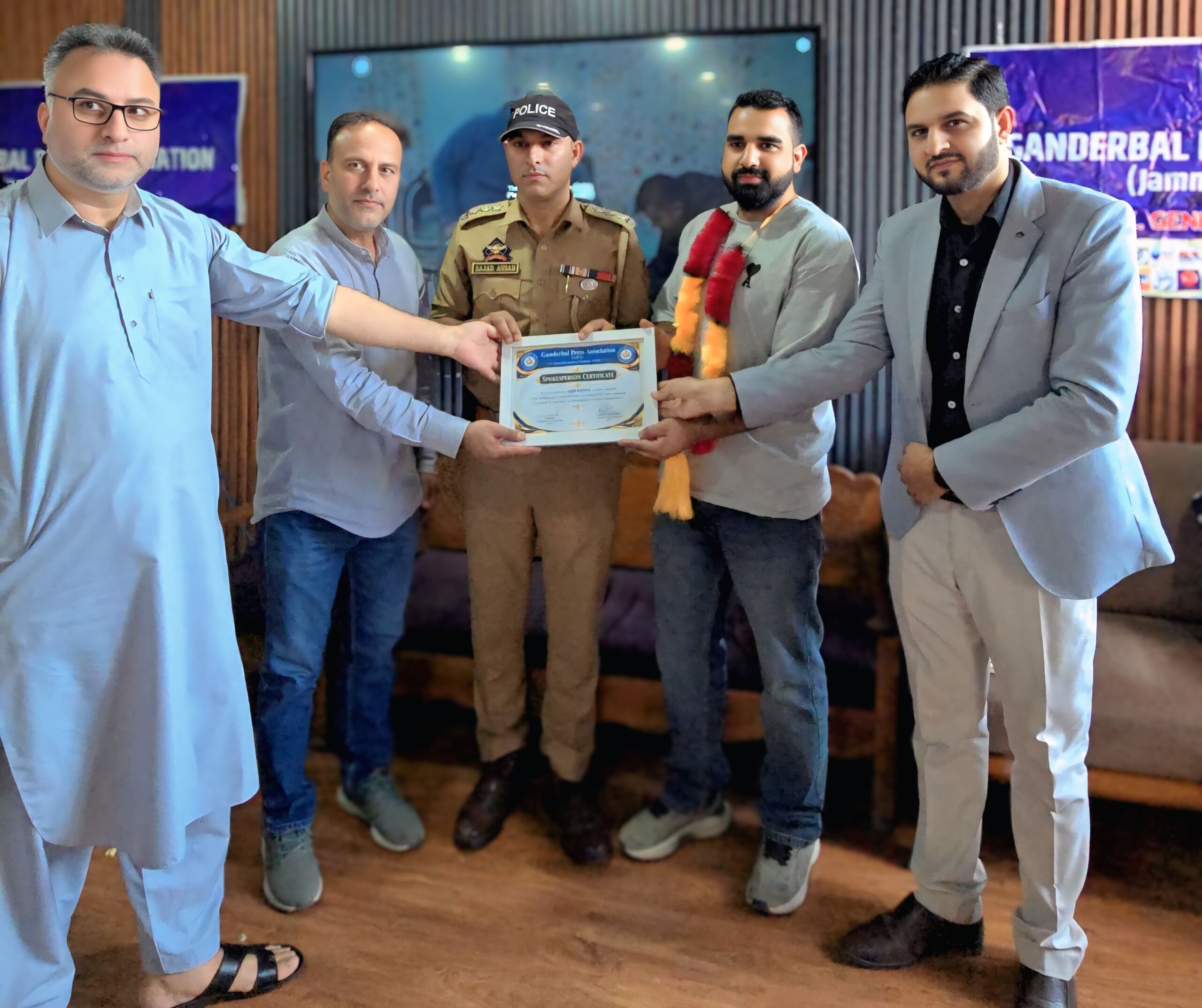 Ganderbal Press Association Appoints Aqib Rasool as Spokesperson