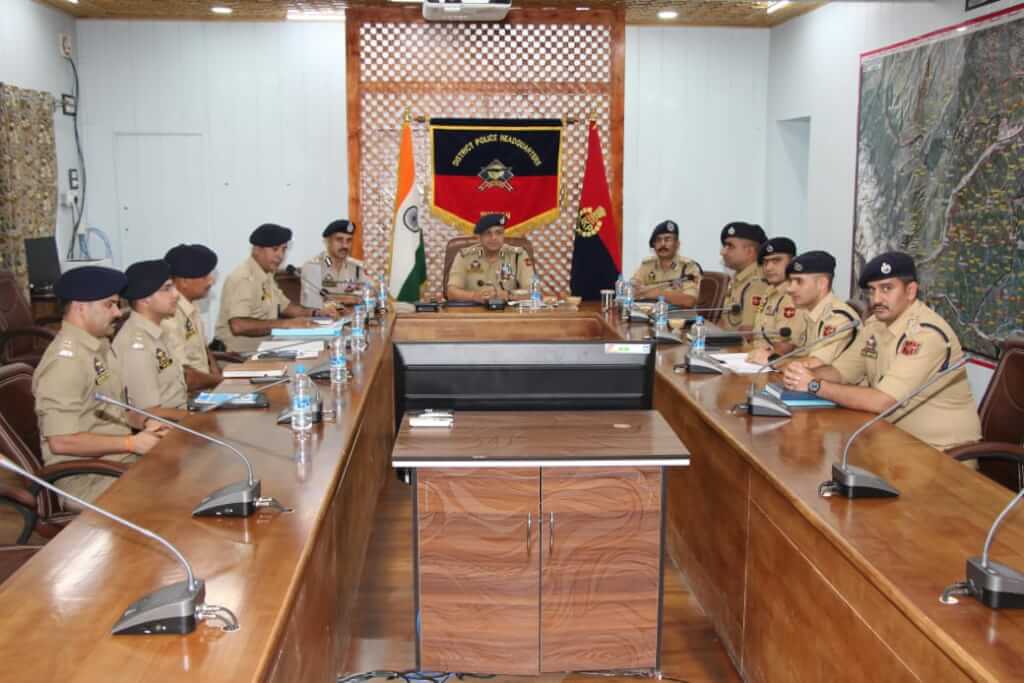 IGP Kashmir Reviews Security, Counter-Terrorism Operations in Kulgam, Shopian