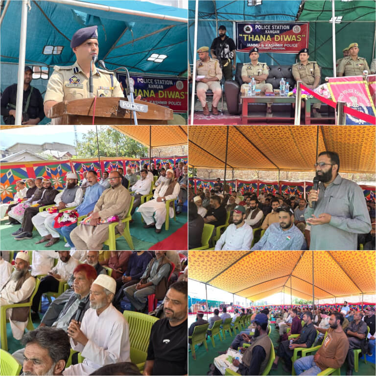 Thana Diwas Observed at PS Kangan; SSP Ganderbal Chairs Public Outreach Programme