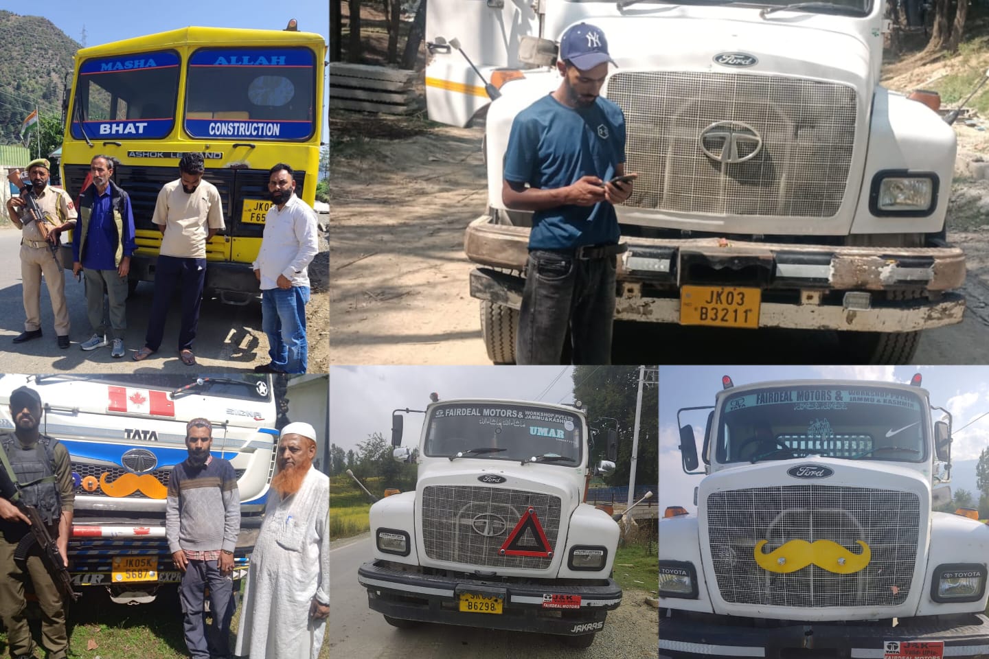 35 Tippers Seized in Eight Days as Mining Department Intensifies Crackdown in Baramulla