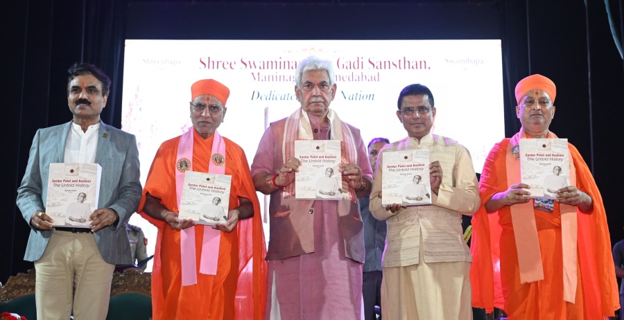 Lieutenant Governor Launches Book on Sardar Patel’s Jammu Kashmir Legacy