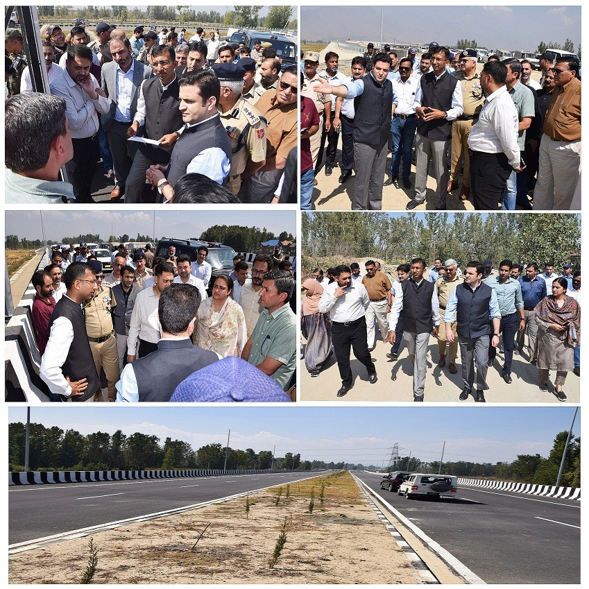 Div Com Kashmir conducts Extensive Tour of SRR Phase-I from Galandar to Narbal