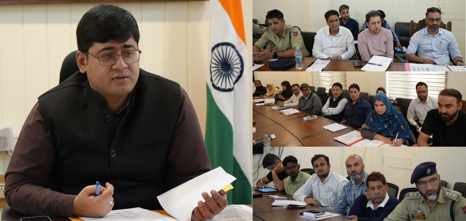 DC Ganderbal Reviews Road Safety Measures; Directs Time Bound Implementation of Road Safety Plan