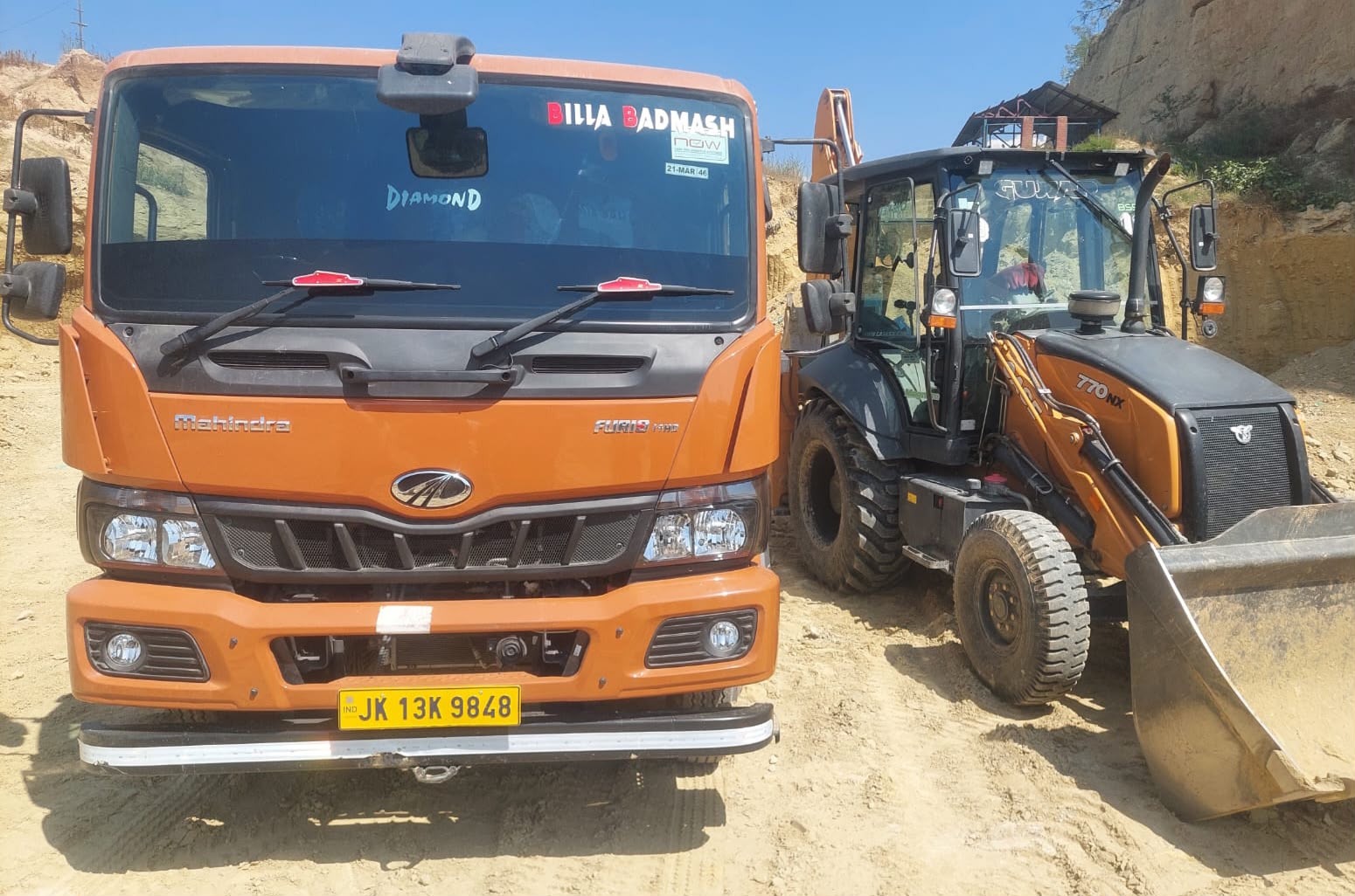 J&K Police intensifies crackdown on illegal mining; 20 vehicles seized