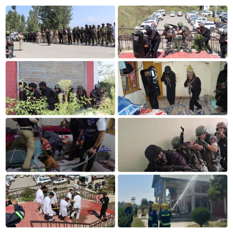 Police Conduct Terror Incident Response Mock Drill in Baramulla