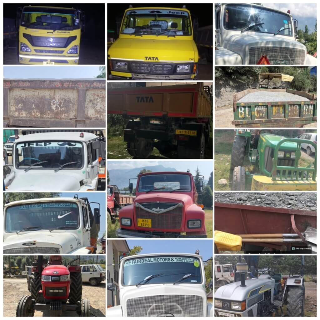Police seizes 14 vehicles in Ganderbal Police seizes 14 vehicles in Ganderbal