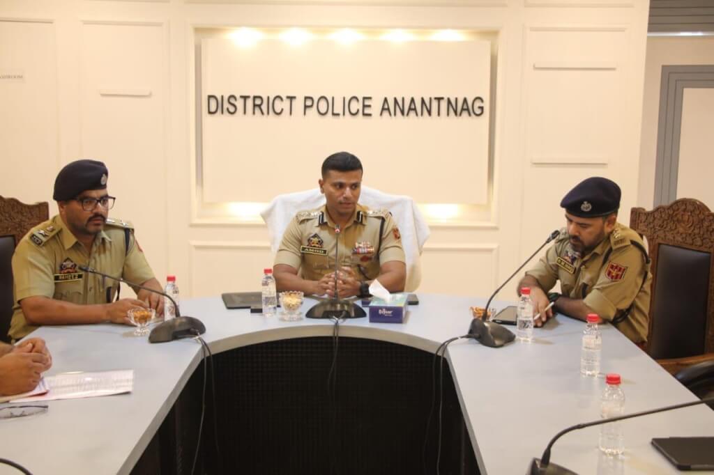 SSP Anantnag Reviews Training, Operations and Investigation Performance of PSIs