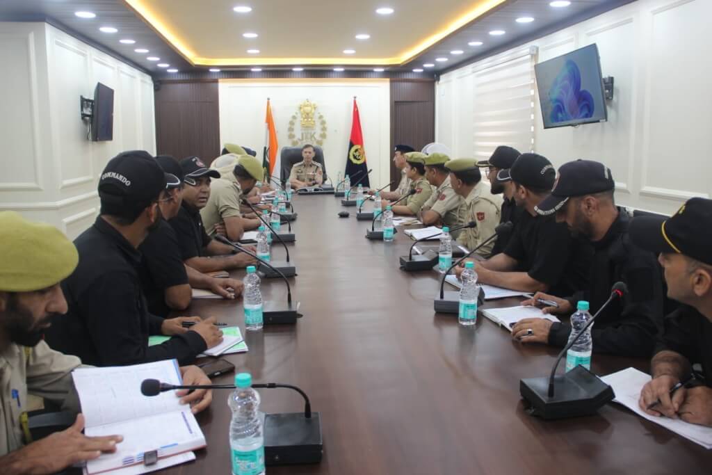 SSP Handwara chairs comprehensive security review meeting