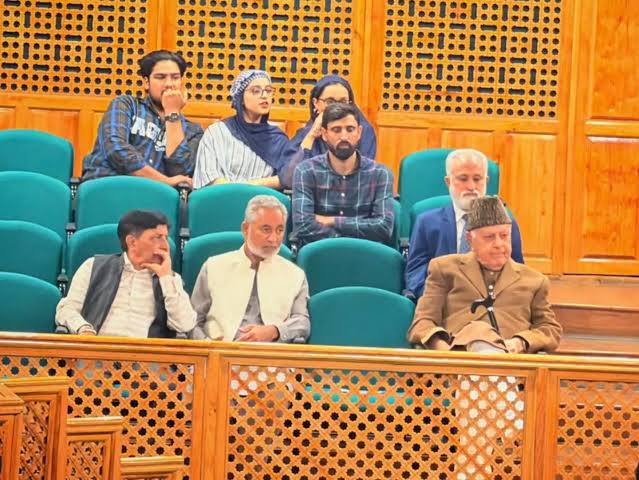 Assembly Day 6: NC Prez Dr Farooq Abdullah appears in Speaker’s Gallery