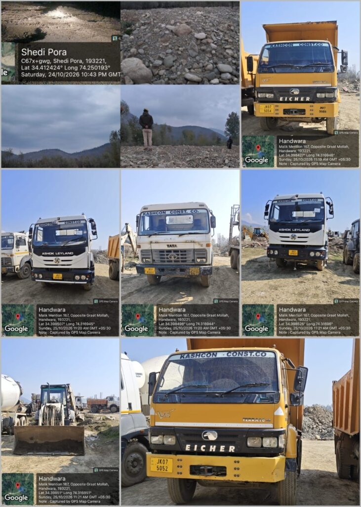 Crack down on illegal mining in Handwara