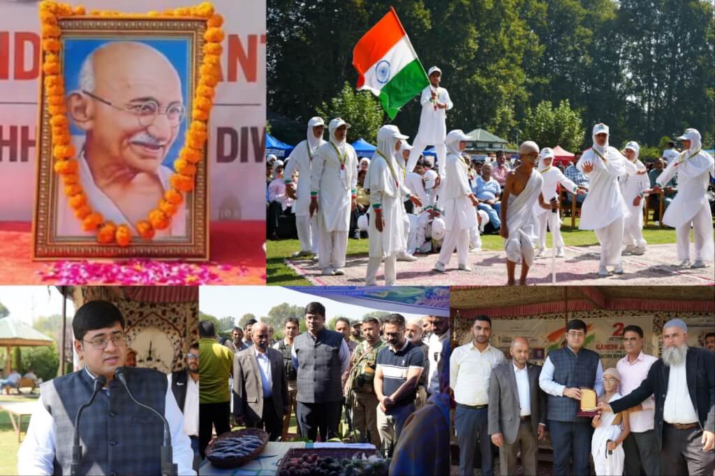 Gandhi Jayanti celebrated in Ganderbal; Rich Tributes paid to Mahatma Gandhi 