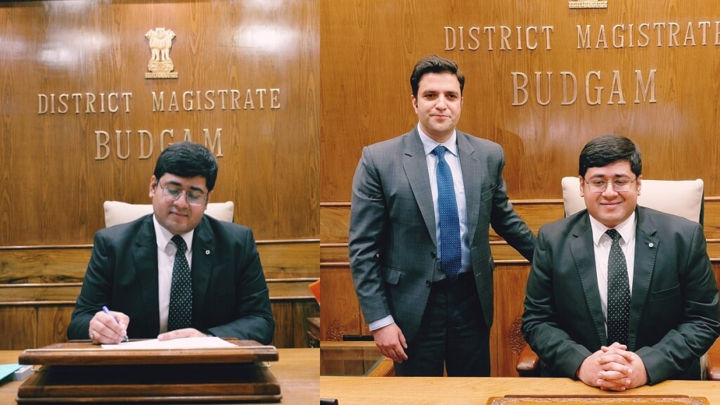 Jatin Kishore assumes Charge as Deputy Commissioner Budgam
