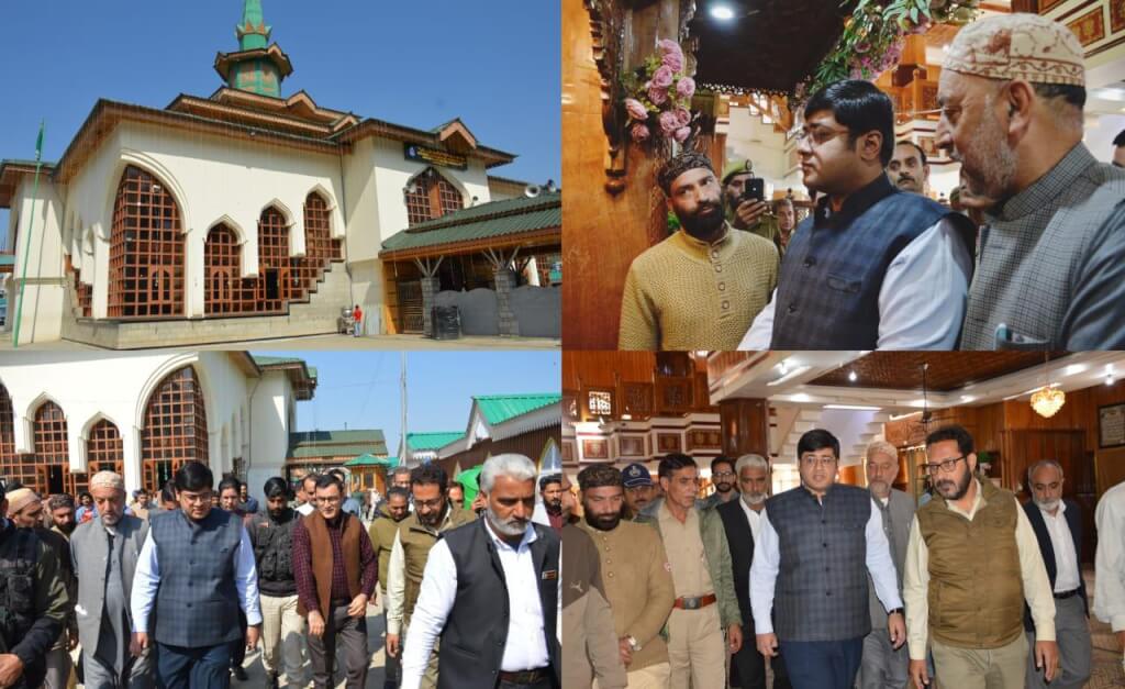 DC Budgam visits Chrar-i-Sharief, holds Public Outreach Program;Pays obeisance at revered Sheikh-ul-Alam Shrine, inspects ongoing developmental works