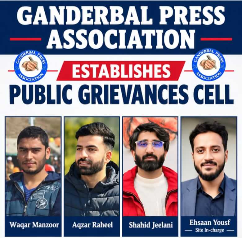 Ganderbal Press Association Establishes Public Grievances Cell