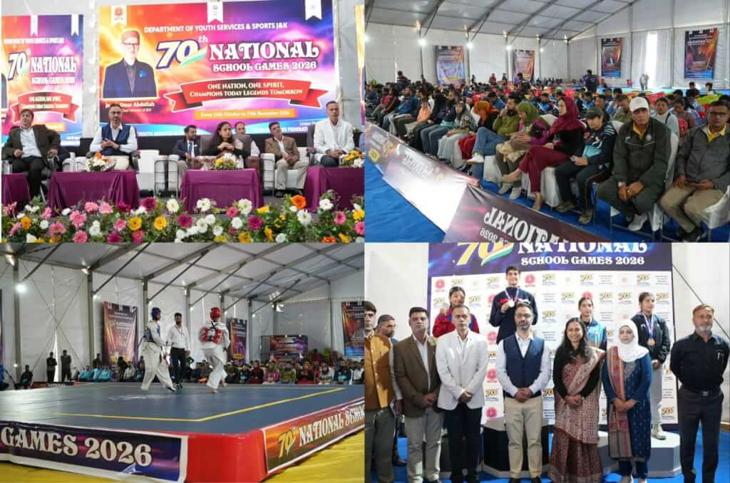DC Ganderbal Felicitates Winners at Culmination of 70th National School Games 2026