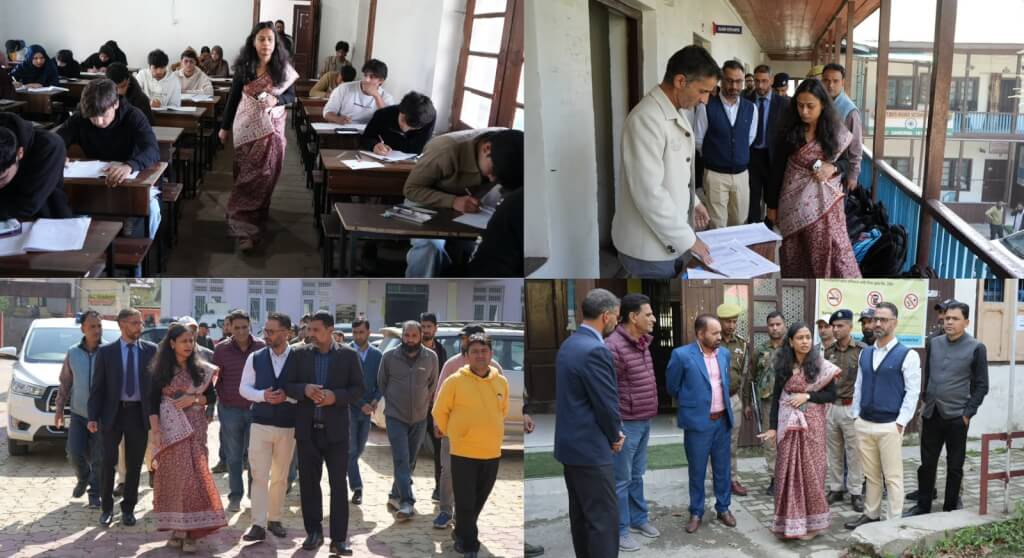 DC Ganderbal Inspects Class 10th Examination Centres; Reviews Arrangements for Smooth Conduct of Exams