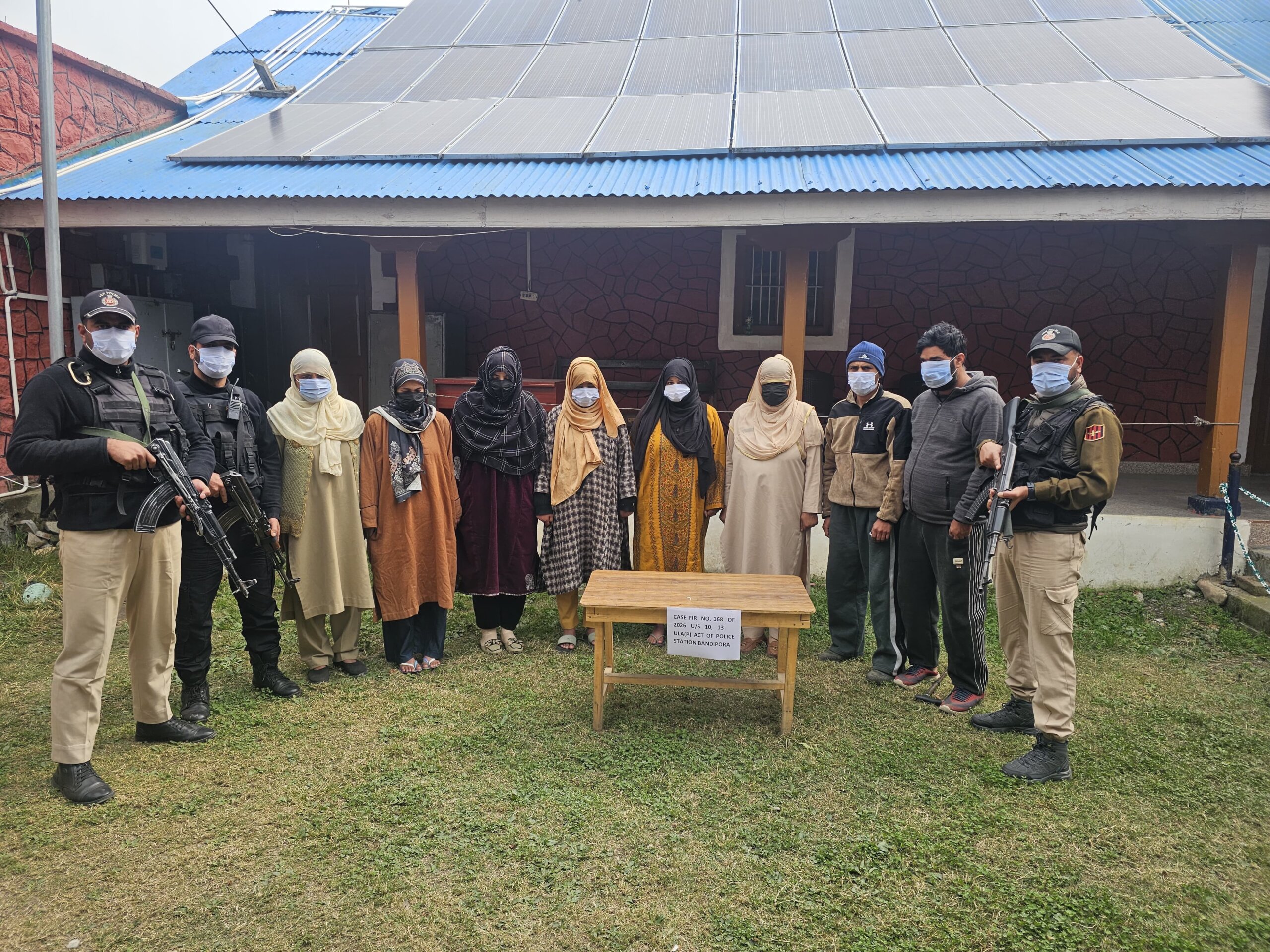 Six Held In Bandipora For Alleged Links With Banned Outfit; Police Probe Suspected Pak Funding, Jail Contacts
