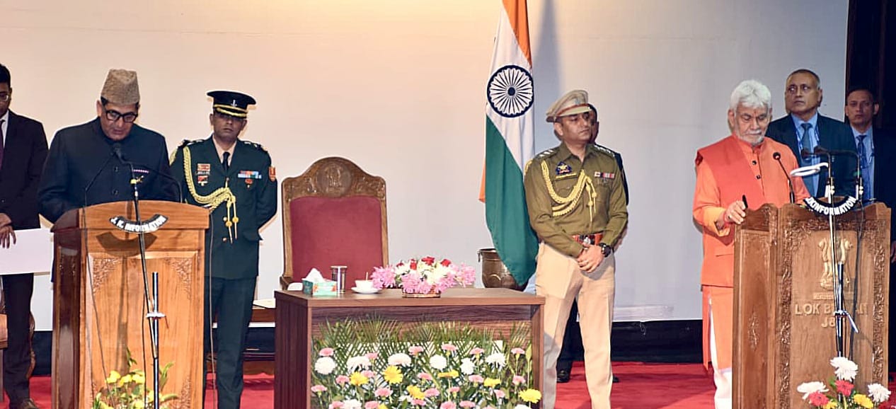 Four New Ministers Take Oath as Omar Abdullah Expands J&K Cabinet