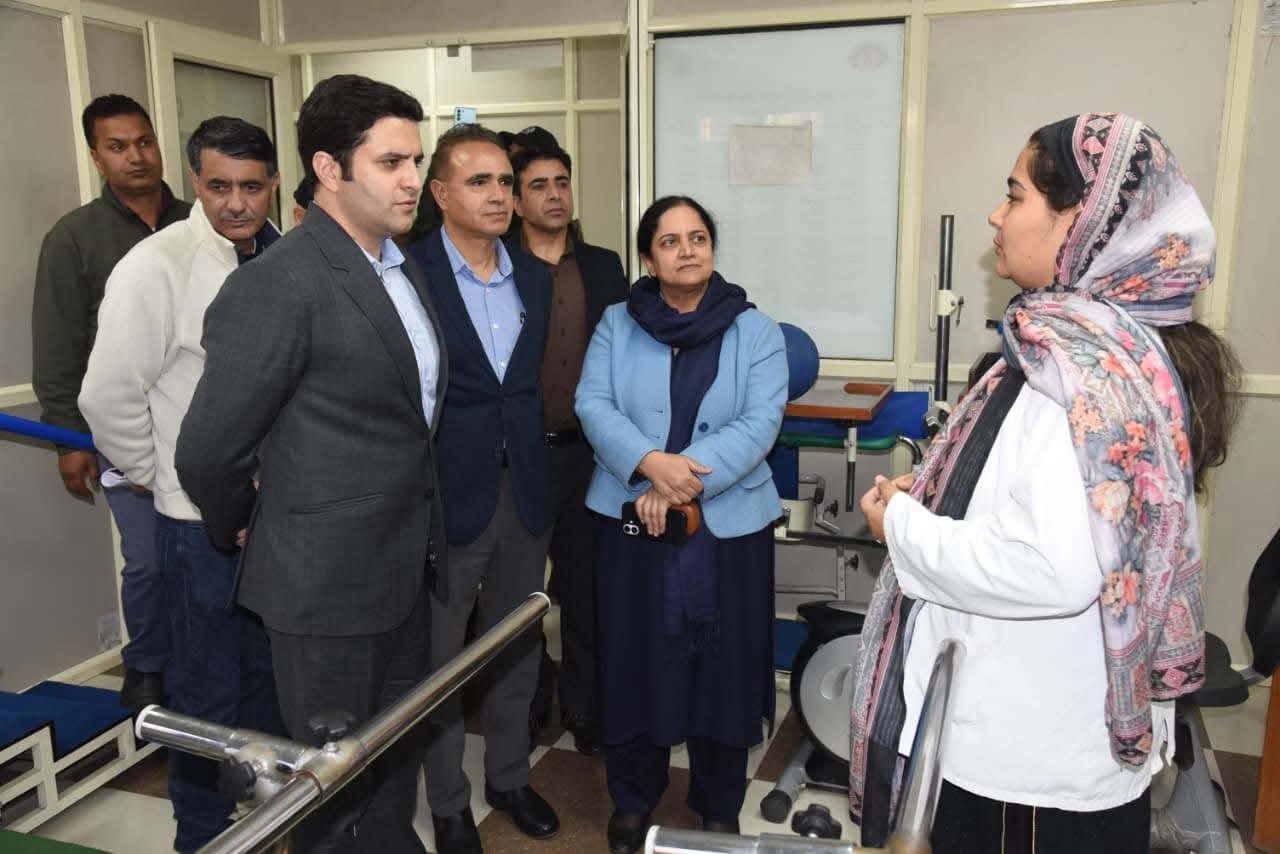 Mission Director NHM conducts on-site review at Govt. Children Hospital Bemina