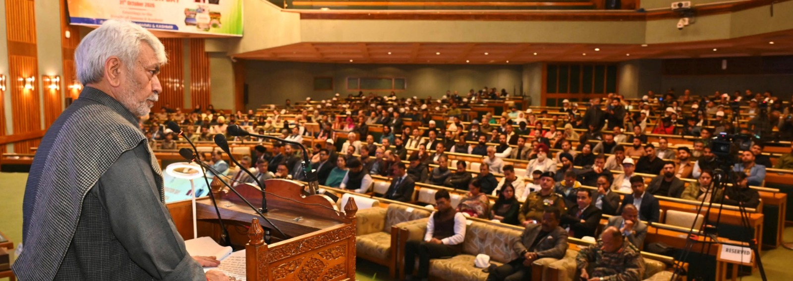 Lieutenant Governor Addresses J&K UT Foundation Day