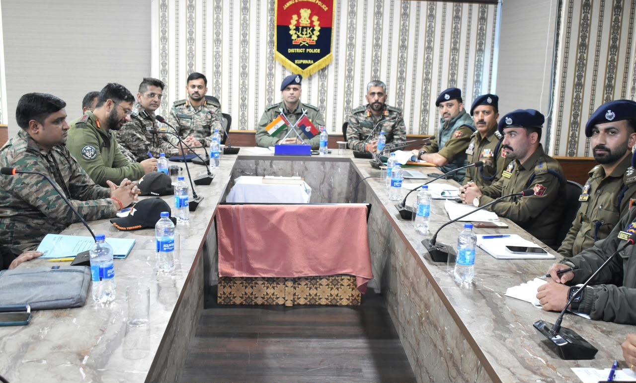 SSP Kupwara holds joint security review meeting at DPO Kupwara