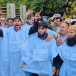 Mubarak Gul’s supporters protest in Srinagar over cabinet snub 5 images 2 1 1